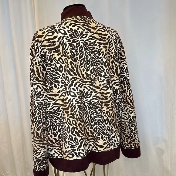 Vintage Needle & Threads Full Zip Jacket Animal Print - Picture 5 of 17